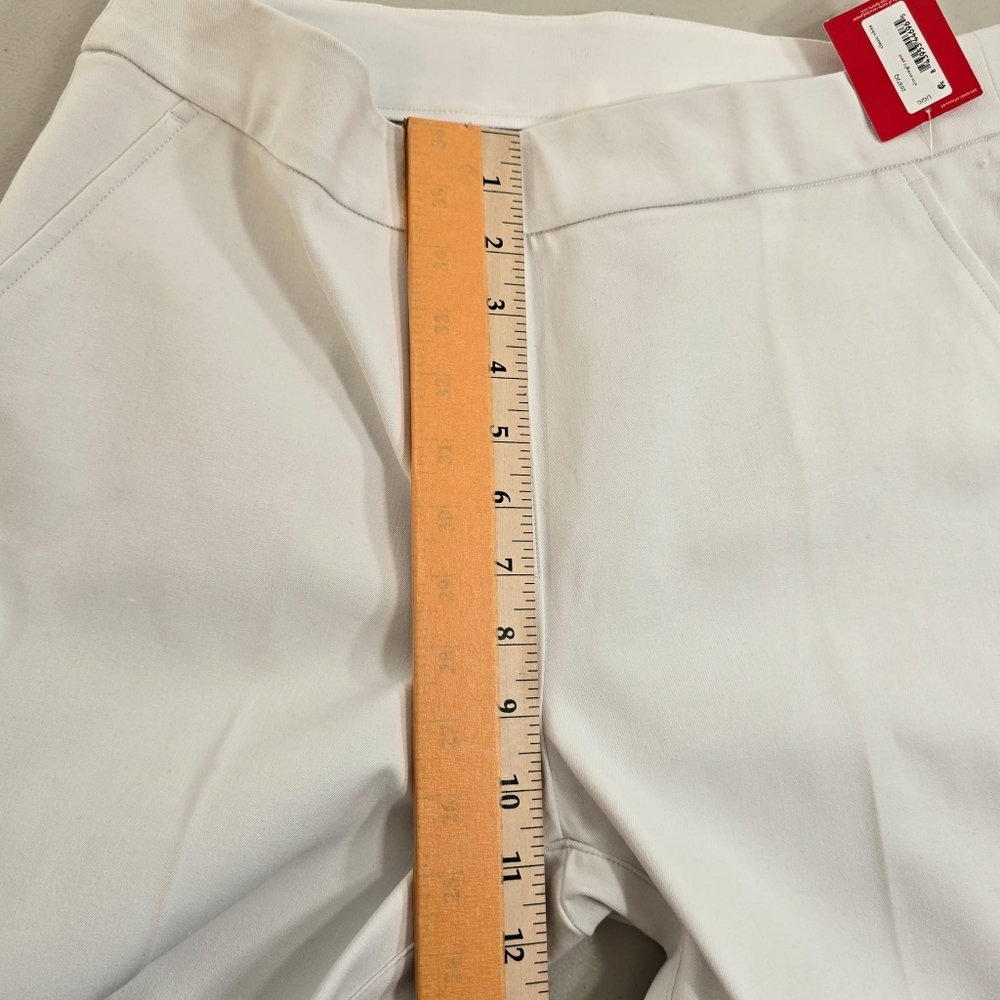 SPANX White Cropped Ankle Ponte Pants - Picture 8 of 9